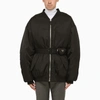 Prada Giubbino Imbottito In Re-nylon Nero Uomo In Black