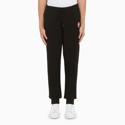 Canada Goose Black Stretch Cotton Joggers