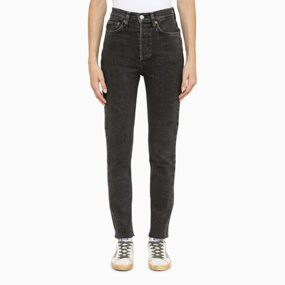 RE/DONE RE/DONE 90'S ULTRA HIGH RISE SKINNY JEANS IN GREY COTTON,144-3WUHRSADE/L_REDON-SN_311-30
