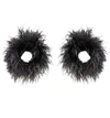 Lapointe Large Feather Cuffs In Black