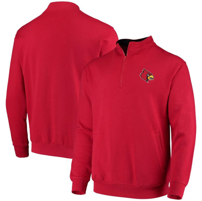 Colosseum Men's Red Louisville Cardinals Tortugas Logo Quarter-zip Jacket
