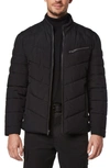 Andrew Marc Winslow Quilted Jacket In Black