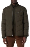 Andrew Marc Winslow Quilted Jacket In Juniper