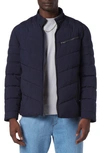 Andrew Marc Winslow Quilted Jacket In Navy