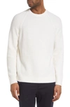 Vince Raglan Crew Neck Sweater In Bone