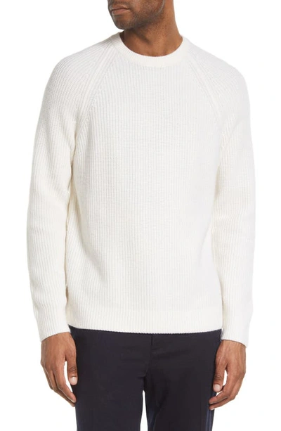 Vince Raglan Crew Neck Sweater In Bone