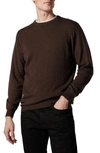 Rodd & Gunn Men's Queenstown Optim Wool-cashmere Sweater In Chocolate