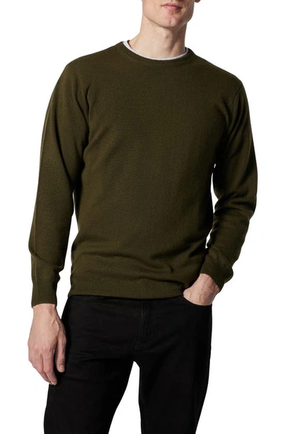 Rodd & Gunn Men's Queenstown Wool-cashmere Sweater In Olive