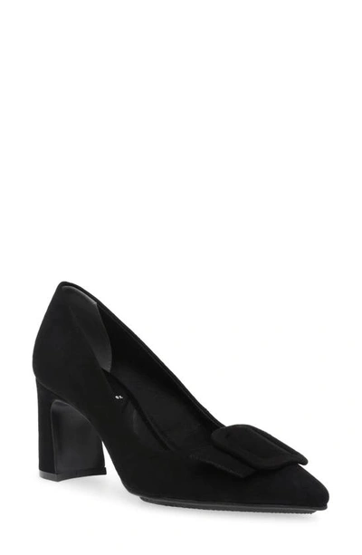 Anne Klein Baretta Buckle Pump In Black