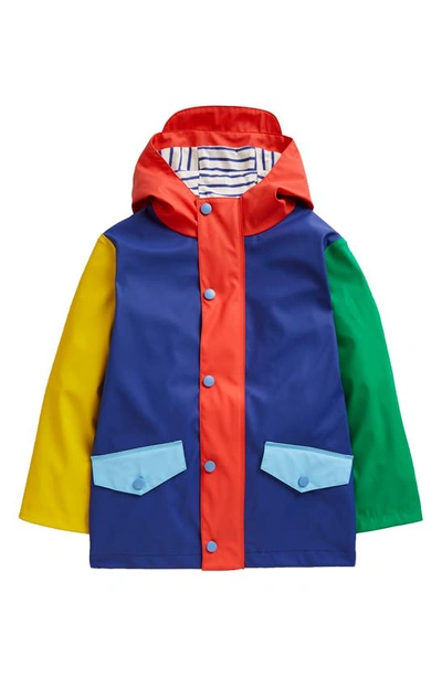 Mini Boden Kids Fisherman s Colorblock Waterproof Jacket In Multi Colourblock ModeSens