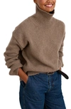 Alex Mill Betty Wool-blend Turtleneck Sweater In Taupe