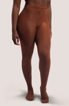 Nude Barre 4 Pm Footed Opaque Tights In 4pm