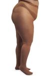 Nude Barre 12 Pm Footed Opaque Tights In 12pm