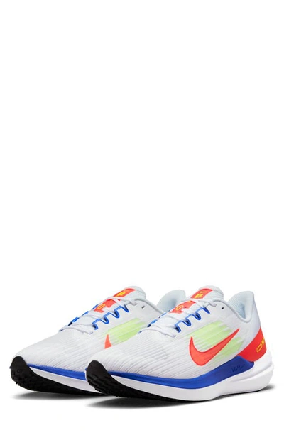Nike Men's Air Winflo 9 Road Running Shoes In White