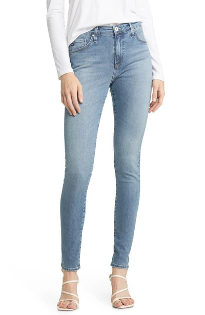 Ag Farrah Skinny Mid-rise Stretch-denim Jeans In Provision