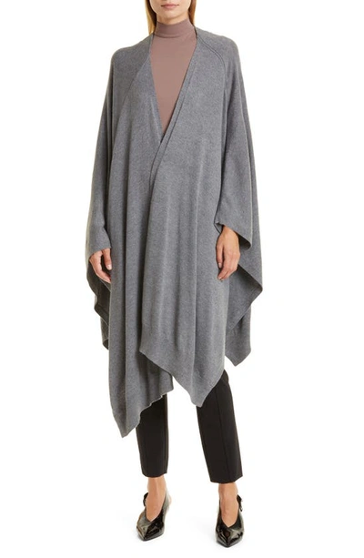 Donna Karan Woman Tie Waist Cardigan In Heather Grey