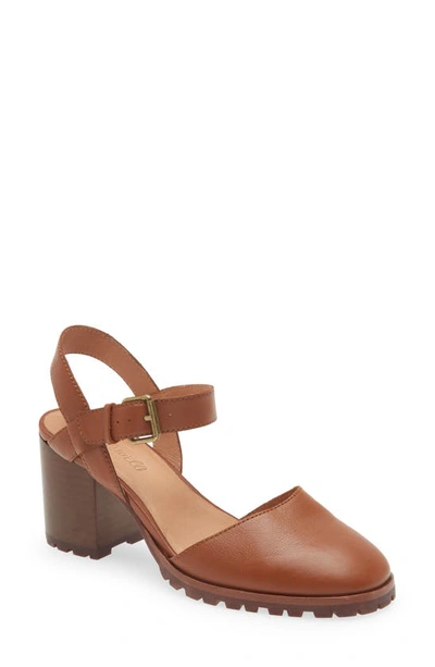 Madewell The Claudie Lugsole Mary Jane In Dried Maple