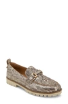 Gentle Souls By Kenneth Cole Eugene Lug Bit Loafer In Dark Brown Snake