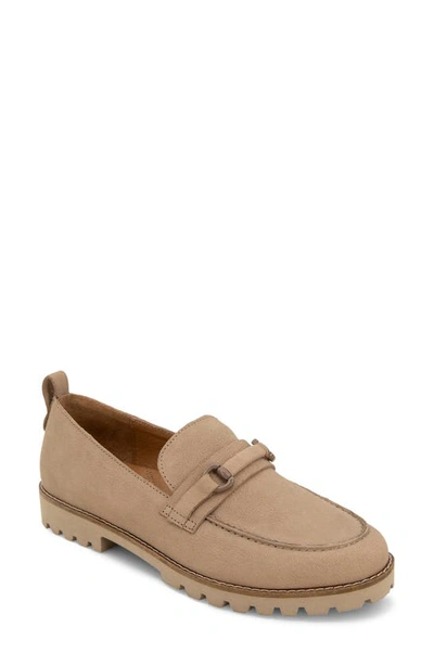 Gentle Souls By Kenneth Cole Eugene Lug Bit Loafer In Mushroom