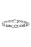 Lagos Caviar Spark Diamond Rope Bracelet In Silver Diamond
