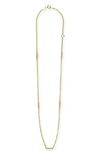 Lagos 18k Yellow Gold Signature Caviar Bead Link Chain Necklace, 16-18 In Gold