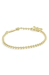 LAGOS SIGNATURE CAVIAR BALL CHAIN BRACELET