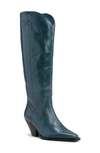 Vince Camuto Nedema Pointed Western Boot In Blue