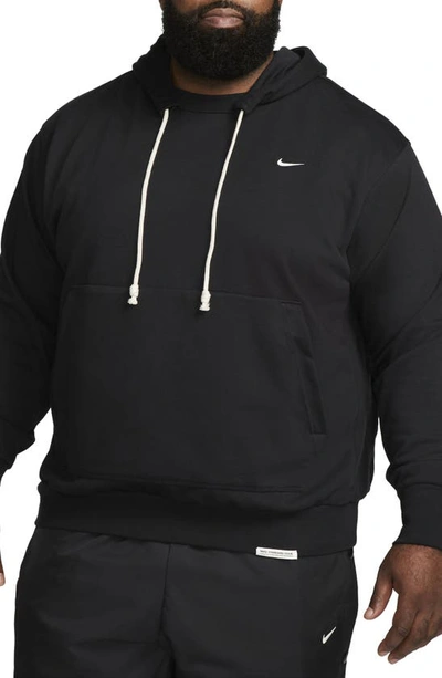 Nike Men's Standard Issue Dri-fit Pullover Basketball Hoodie In Black