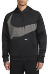 Nike Men's Therma-fit Pullover Fitness Hoodie In Black