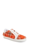 Katy Perry Women's The Rizzo Lace-up Round Toe Sneakers Women's Shoes In Orange