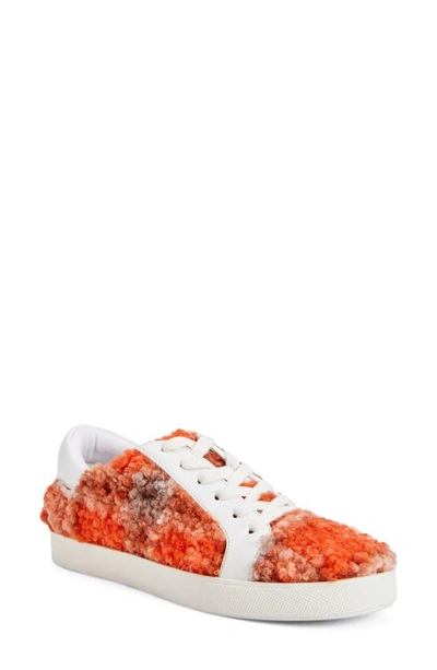 Katy Perry Women's The Rizzo Lace-up Round Toe Sneakers Women's Shoes In Orange Multi