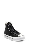Converse Kids' Chuck Taylor® All Star® Eva Lift High Top Sneaker In Black/ivory
