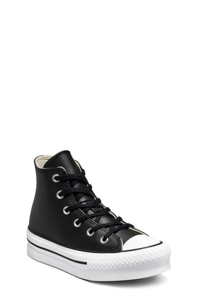 Converse Kids' Chuck Taylor® All Star® Eva Lift High Top Trainer In Black/ivory