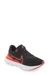 Nike React Infinity Run Flyknit 3 "black University Red" Sneakers In Black/bright Crimson/university Red/white/light Soft Pink/pink Gaze