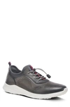 Spring Step Kris Leather Sneaker In Grey