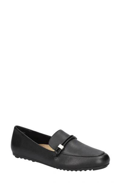 Bella Vita Women's Jerrica Comfort Loafers Women's Shoes In Black Leather