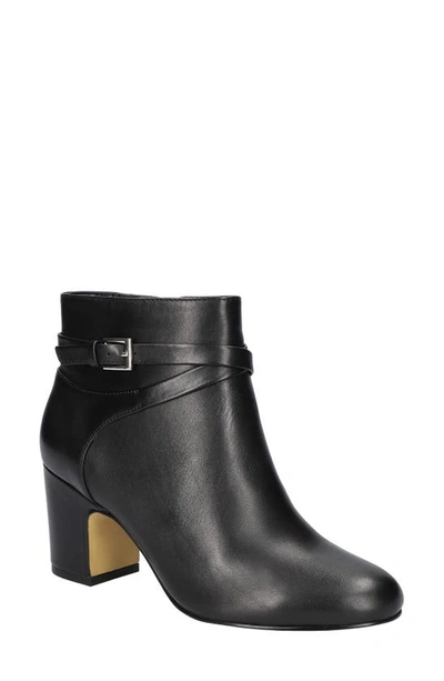 Bella Vita Arlette Bootie In Black Leather