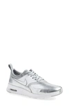 Nike Air Max Thea Sneaker In Silver Metallic
