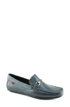 Marc Joseph New York Kids' Edgewood Road Bit Loafer In Navy Grainy