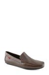 Marc Joseph New York Kids' Times Square Loafer In Brown Grainy