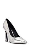 Nine West Women's Tenry Studded Dress Pumps In Silver