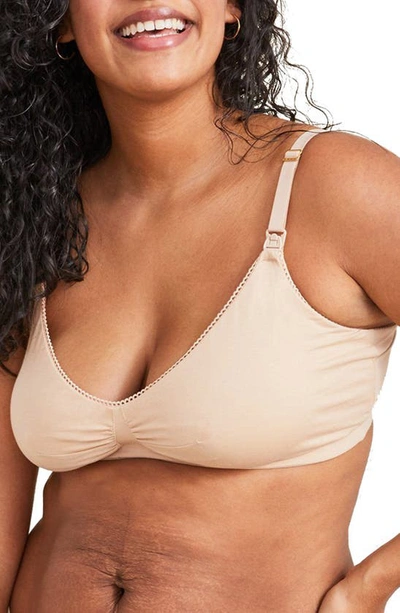 Hatch The Everyday Nursing Wireless Bra In Sand