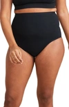 Hatch The Seamless Belly Briefs Black In Black