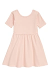 Nordstrom Kids' Everyday A-line Knit Dress In Pink Peach