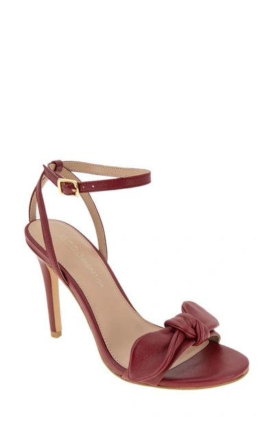 Bcbgeneration Jamina Bow Sandal In Rhubarb Leather