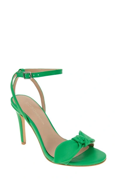 Bcbgeneration Jamina Bow Sandal In Lucky Green Leather