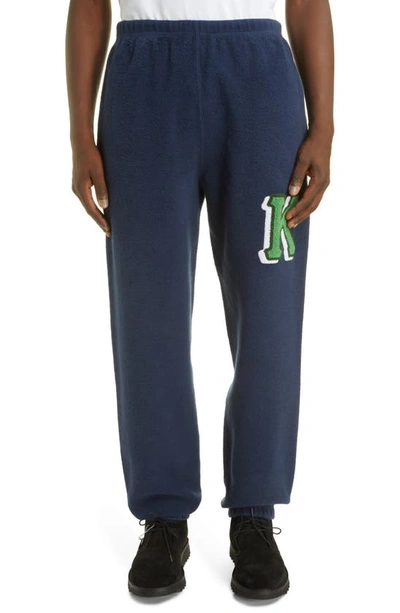 Kenzo K Sweat Pants In Midnight Blue