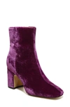 Sam Edelman Fawn Block Heel Bootie In Deep Orchid