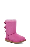 Ugg Kids' Bailey Bow Ii Water Resistant Genuine Shearling Boot In Purple Ruby