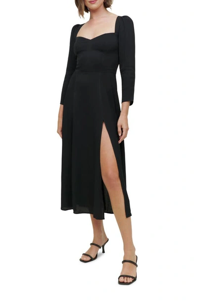 Reformation Mara Midi Dress In Black